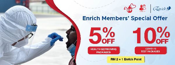 Enjoy Enrich Points and 10% Discounts with BP Healthcare