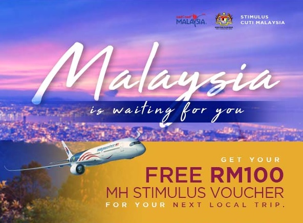 Malaysia Airlines Free RM100 MH Stimulus Vouchers