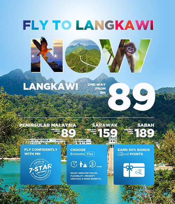 Malaysia Airlines Fly to Langkawi Promotion from RM89