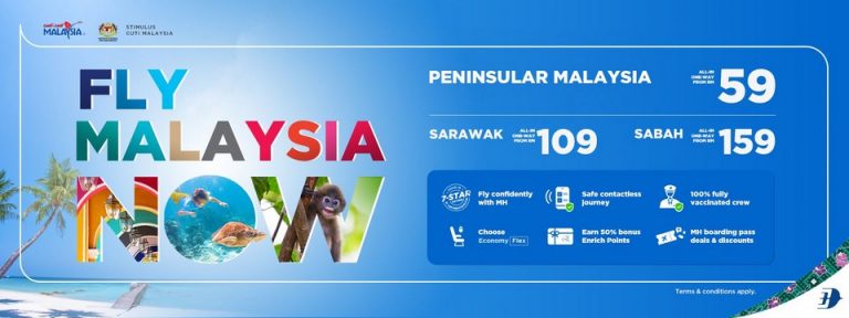 Malaysia Airlines Fly Malaysia RM59 Sale