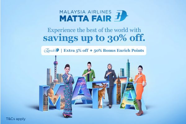 Malaysia Airlines Offers Up to 30% Off Flights at MATTA Fair